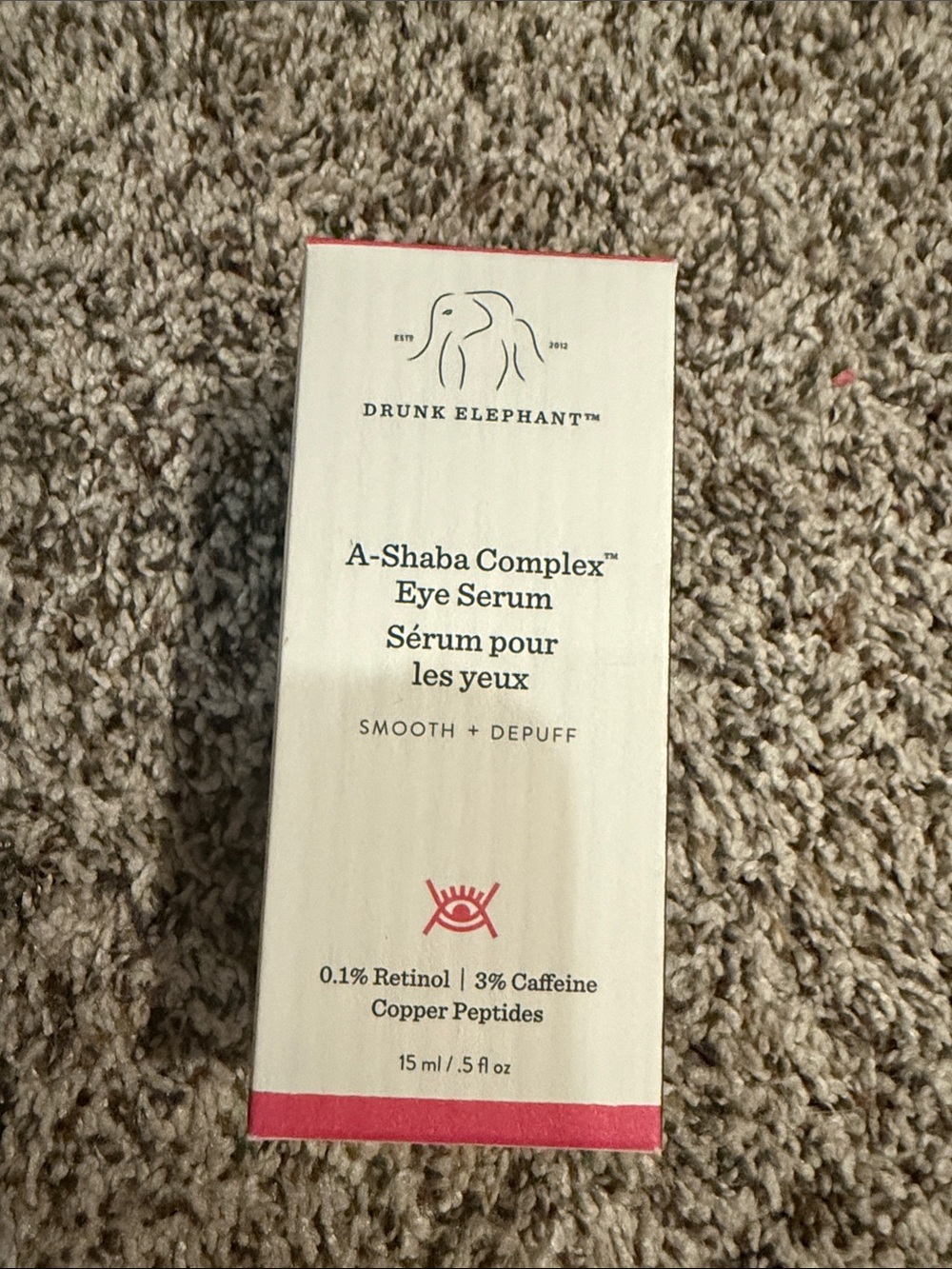 NEW Drunk Elephant A-Shaba Complex Eye Serum – retinol caffeine copper peptides
